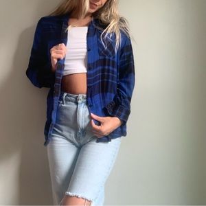 Boyfriend flannel/ plaid shirt